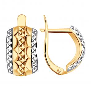 Золотые серьги МАГНАТ МА 011622 фото